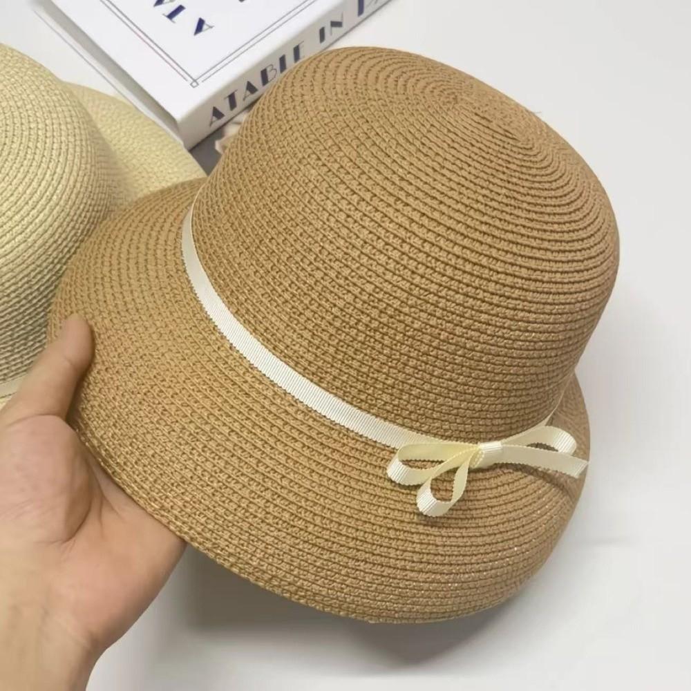 UV Protection Straw Hat for Women Windproof Beach Hats Casual Summer Sun Hats Photography Props