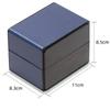 Exquisite PU Leather Watch Box Flip-Top Lid with LED Light Wristwatch Display Case Bracelet Storage Single Watch Gift Box Watch