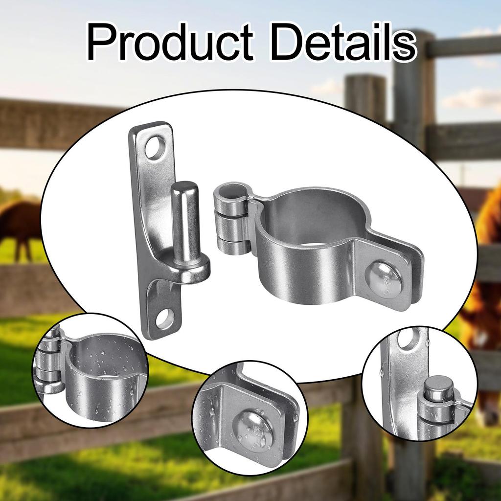 Stainless Steel Accessories for Chain Link Fence Gate Mounting