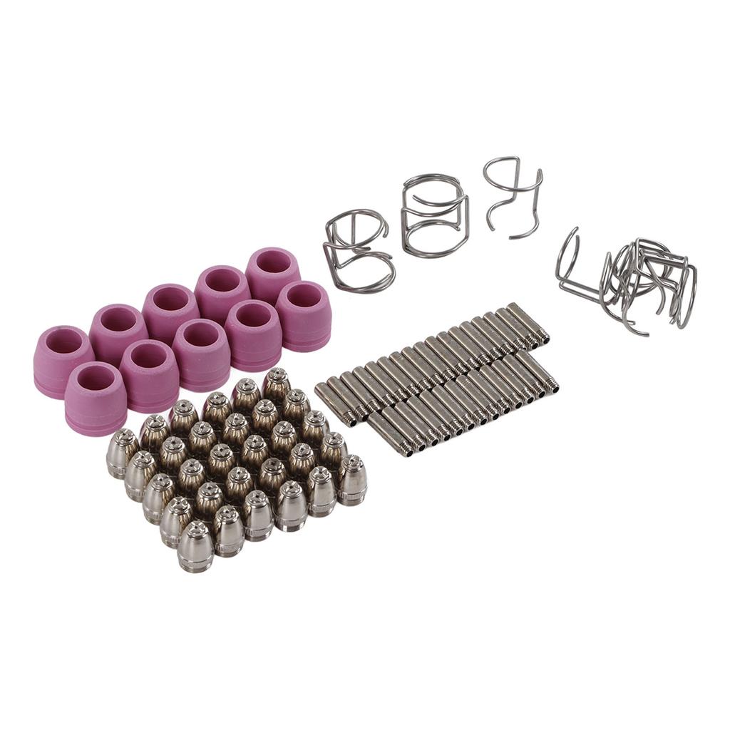 80 шт. Комплект расходных материалов для плазменной резки, наконечники, оборудование для 40 50 60A SG 55 AG 60 WSD 60