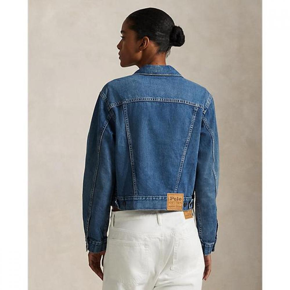 Polo Ralph Lauren Women S Denim Trucker Jacket  Wmpootwndk20025400 