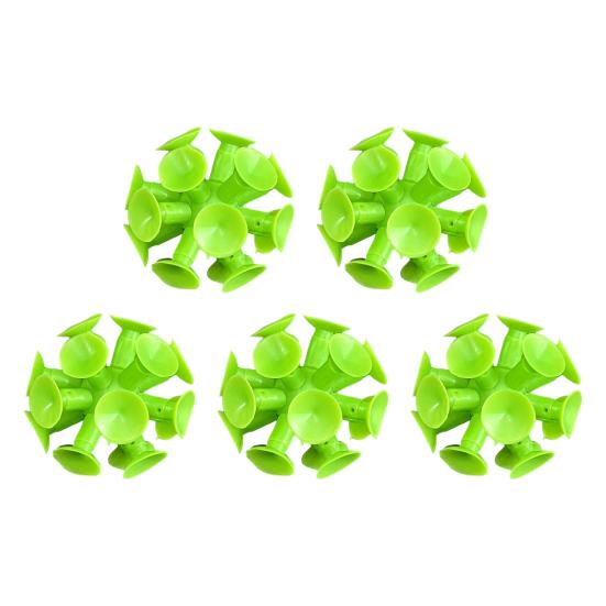 5Pcs Suction Cup Ball Toy Interactive Toss And Stick Balls with Mini Suction
