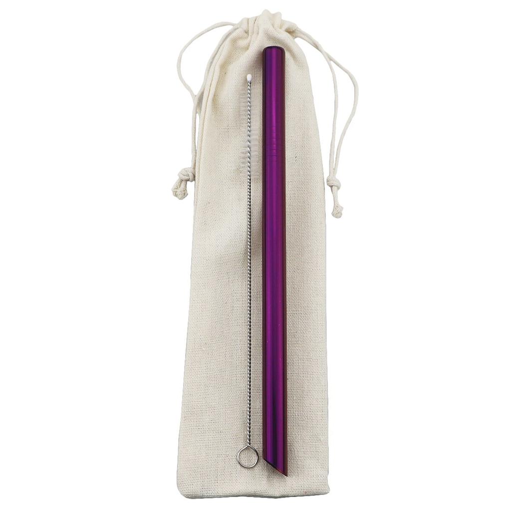 Metal Drinking Straw Set Reusable Straw 18/10 Stainless Steel Straw Wide 12mm Pearl Milkshake Bubble Tea Straw Party With Brush