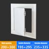 1Pc Access Panel Inspection Hole Pvc Access Doors Wall Ceiling White Hatch Cover Universal Plastic Push-Type Inspection Port