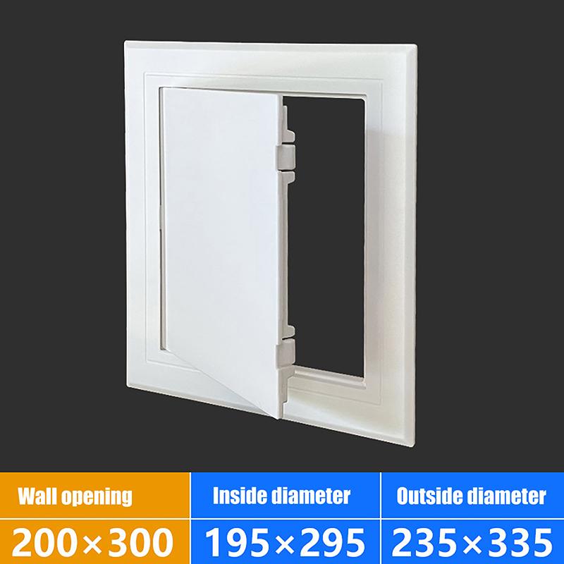 1Pc Access Panel Inspection Hole Pvc Access Doors Wall Ceiling White Hatch Cover Universal Plastic Push-Type Inspection Port