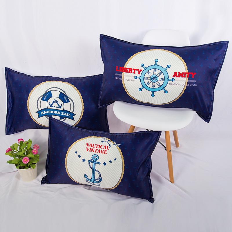 Simulated Silk Satin Velvet Pillowcase Pillowcase Cute Cartoon Student Children Pillowcase Modern Simple Plain Pillowcase