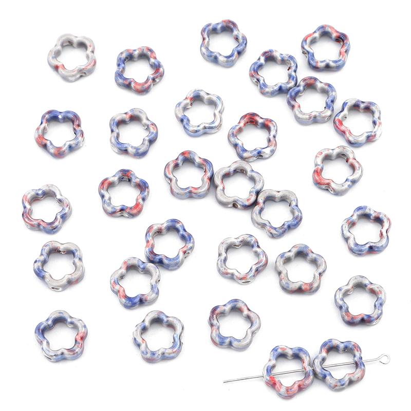 10 мм/16 мм керамический цилиндр ручной работы/бусины в форме сливы для изготовления ювелирных изделий своими руками