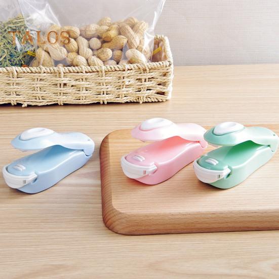 Mini Bag Sealer Heat Seal Tool Sealing Machine Portable 2-in-1 USB Battery Handheld Vacuum Food Sealer for Snacks Vegetable