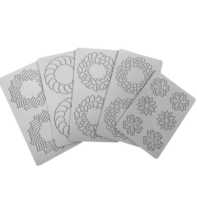 Многофункциональный круглый узорчатый кружевной коврик силиконовая форма для выпечки DIY цветок фруктовый торт декор инструмент для изготовления шоколадной помадки форма подарки