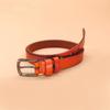 Первый слой кожаного ремня из древесной пасты - простой и универсальный женский ремень, модный и персонализированный ремень с пряжкой для женщин