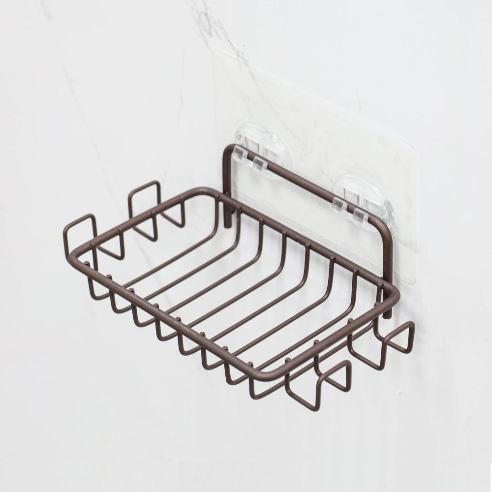 Stainless Steel Soap Rack with Hooks Soap Holder Soap Saver Wall Mounted Soap Dish Kitchen