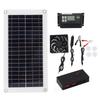 Solar Panel Fan Kit with 30A Controller Polysilicon 10W 18V Portable Solar Panel Powered Fan