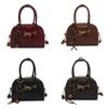Retro Shoulder Handbag For Women Pu Material Street Style Small Square Bag With Zipper Closure