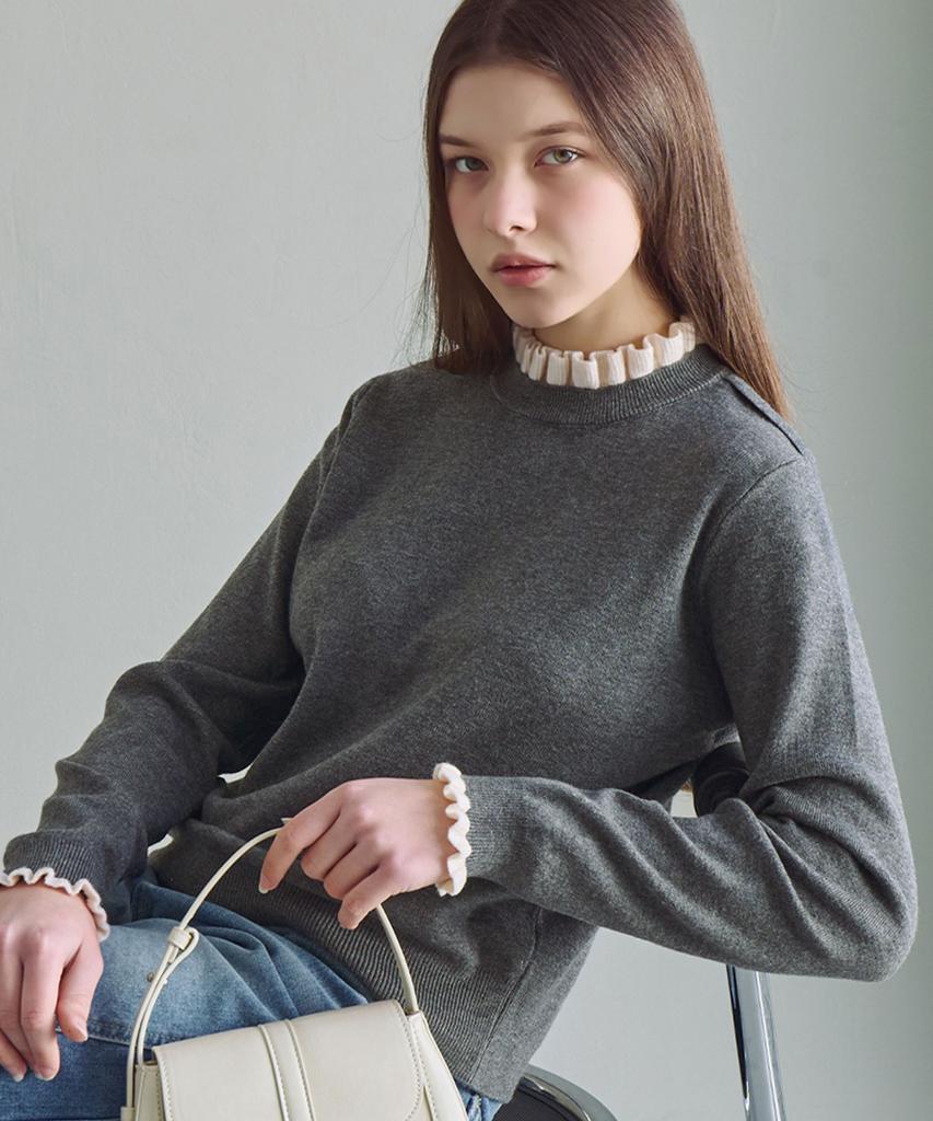 LUSIDA Sand Frill Classic Knit