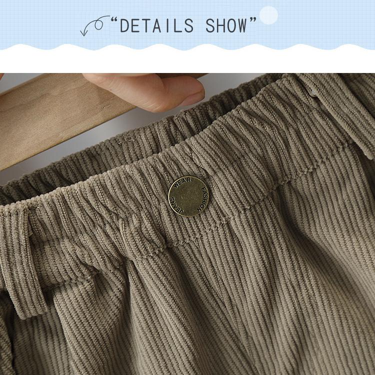 MAITA Boys' Pants Spring and Autumn Baby's Autumn Boys' Pants Children's Handsome Corduroy Casual Pants Casual Pants