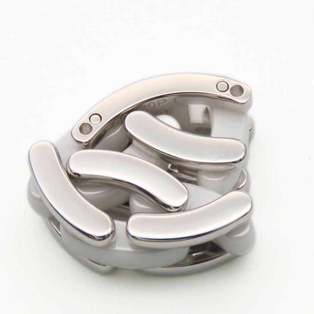 Used CHANEL Ring Ultra Medium EU#49 49 K18 White gold/White Ceramic 9.2g White Gold White Jewelry