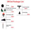 Plant Water Micro Drip Irrigation Nozzle Watering Set System Adjustable Kits Spray Cooling Home Yard Tools