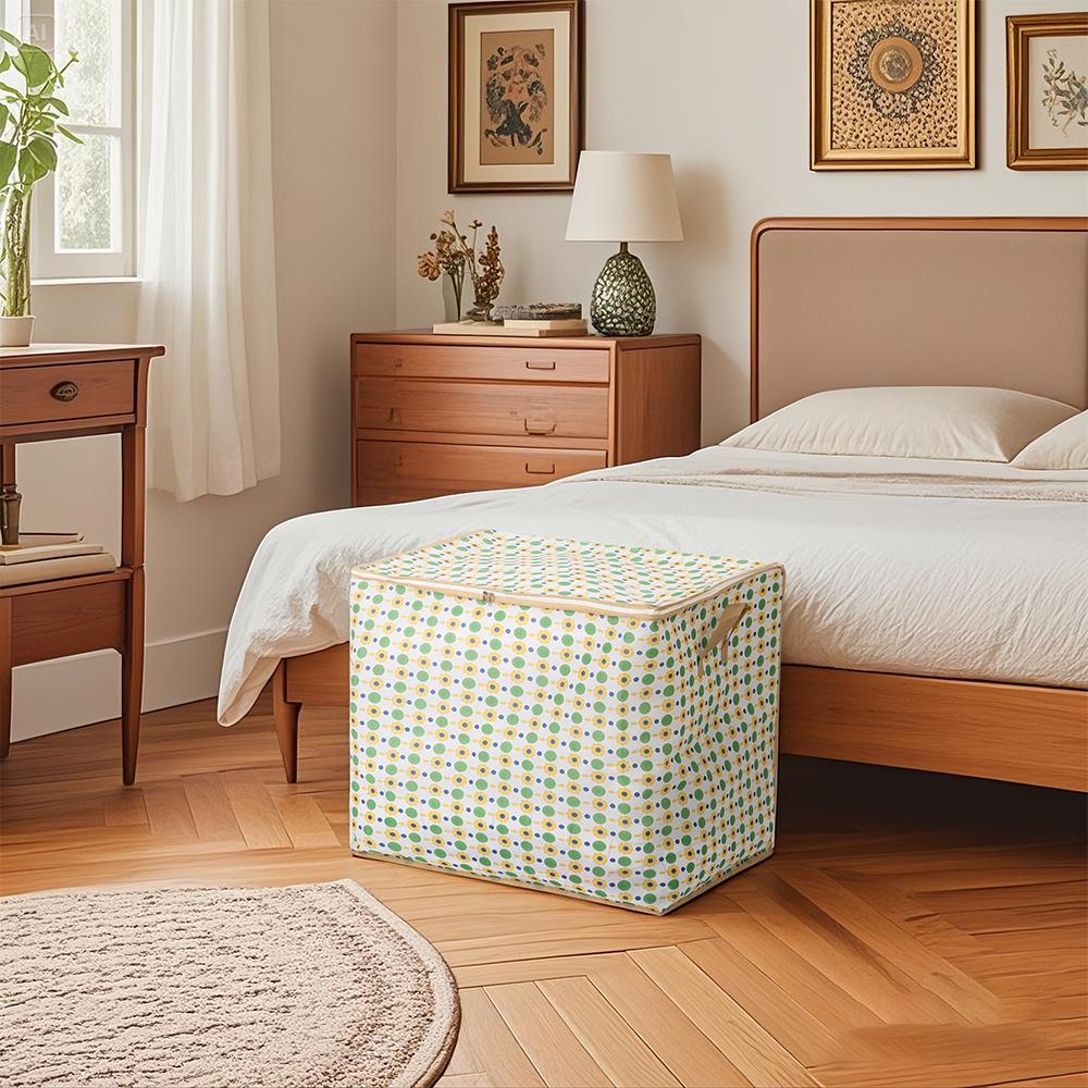 Fabric Clothes Quilt Storage Bag Foldable Home Moving Storage Bag  for Cupboard