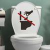 Toilet Warnings Toilet Stickers Prohibiting Toilet Paper In The Toilet Sign