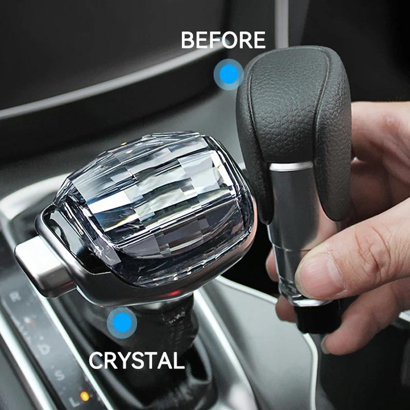Crystal Gear Shift Knob Cover for Honda Accord 10th Odyssey Vezel HRV Fit Civic 11th CRV 2023 LHD