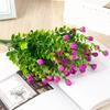 Artificial Plant Realistic Looking Easy To Care Charming Great Flowers Bouquet Outdoor Ornament for Office