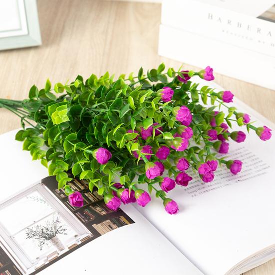 Artificial Plant Realistic Looking Easy To Care Charming Great Flowers Bouquet Outdoor Ornament for Office