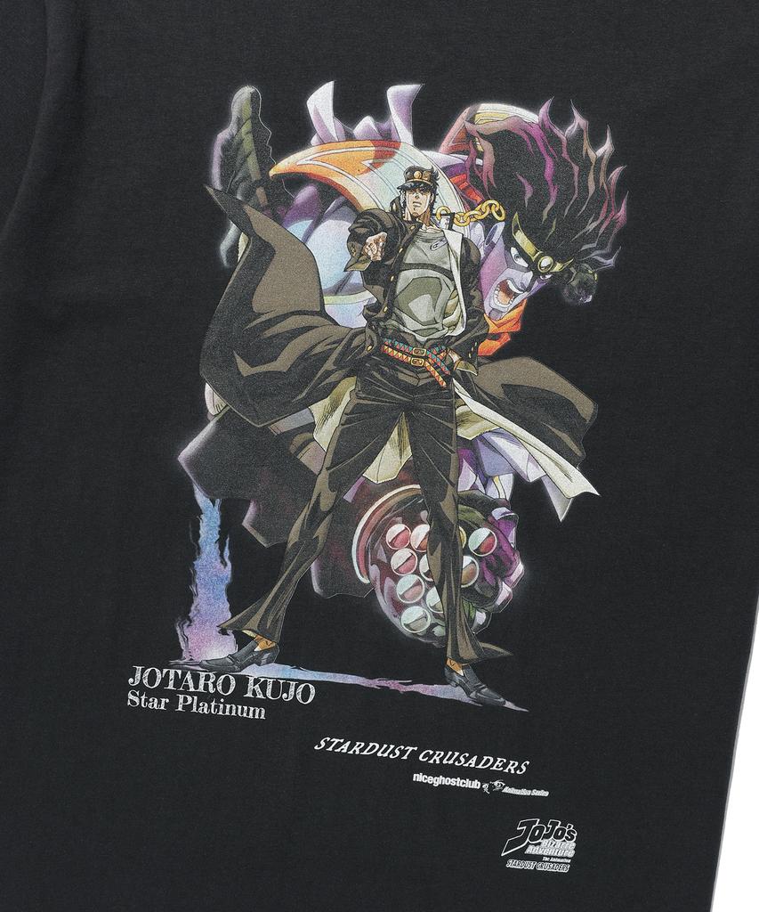 NICEGHOSTCLUB Jojo's Bizarre Adventure: Stardust Crusaders Постер Jotaro Футболка_Черный(Ng2Gmut501E)
