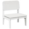 VidaXL Chaise de jardin blanc 60x52,5x72 cm bois de pin massif, siège de jardin, chaise d'extérieur, chaise de balcon, 859318