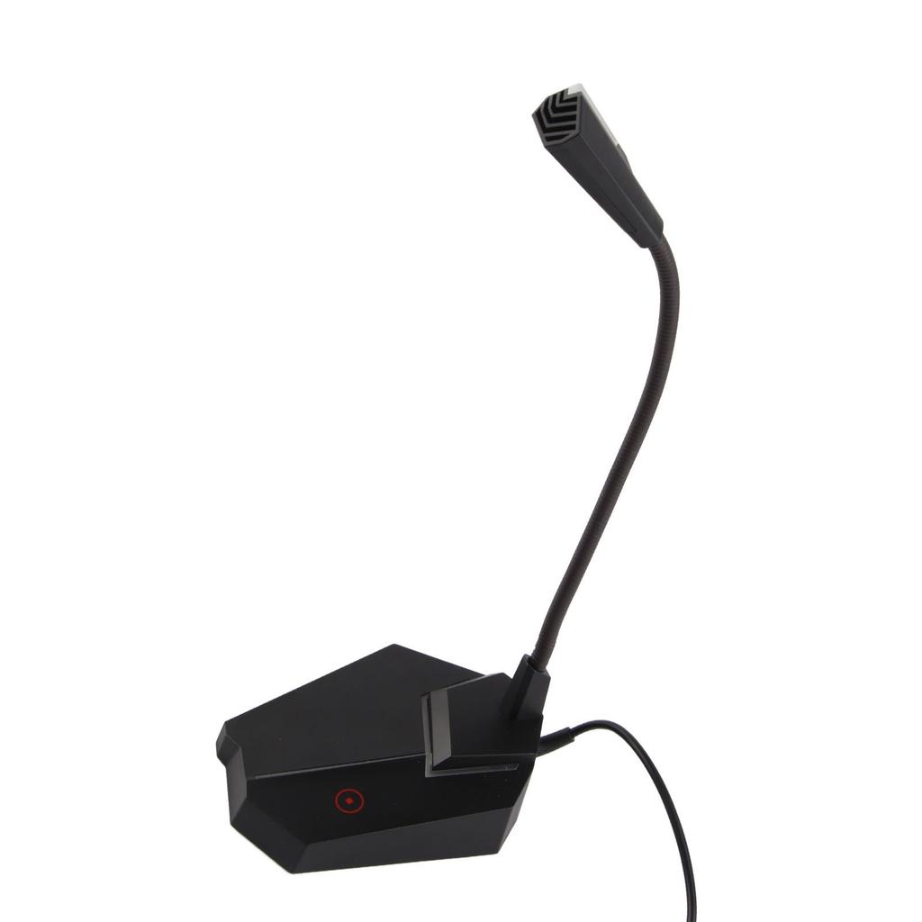Computer Microphone Gooseneck USB Condenser Desktop Microphone with Cool RGB Lighting 360 Degree