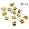 10/20/30/50/100pcs Car Screw Base U-Type Clips Car Fastener Clips Motor Automobile Engine Fender Bumper Guard Plate Clamp