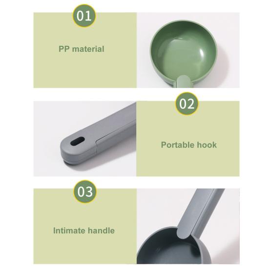 Совок для корма для собак Материал пищевого класса Легко чистится Устойчив к трещинам Антипригарный Прочный Щенок