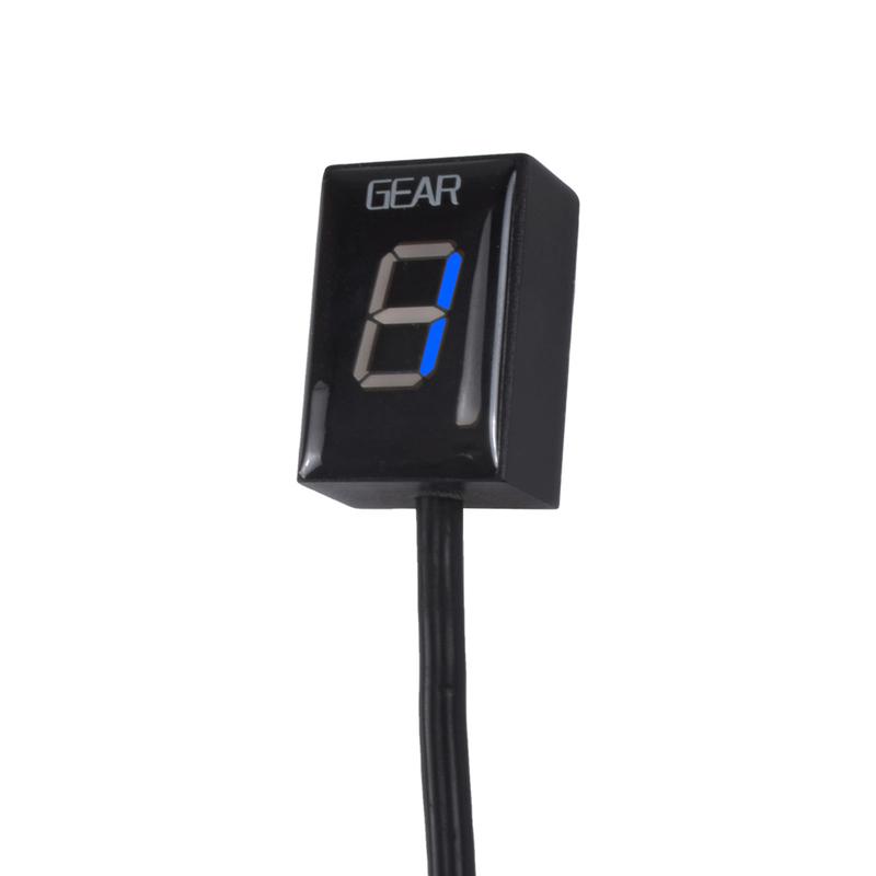 For Suzuki XF650 Freewind 1997 to 2004 For Quadzilla XLC500 All Years Motorcycle Gear Indicator 1-6 Digital Gear Meter