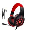 Wired Luminous Heavy Bass Headset Noise Reduction Gaming Headphone with Mic