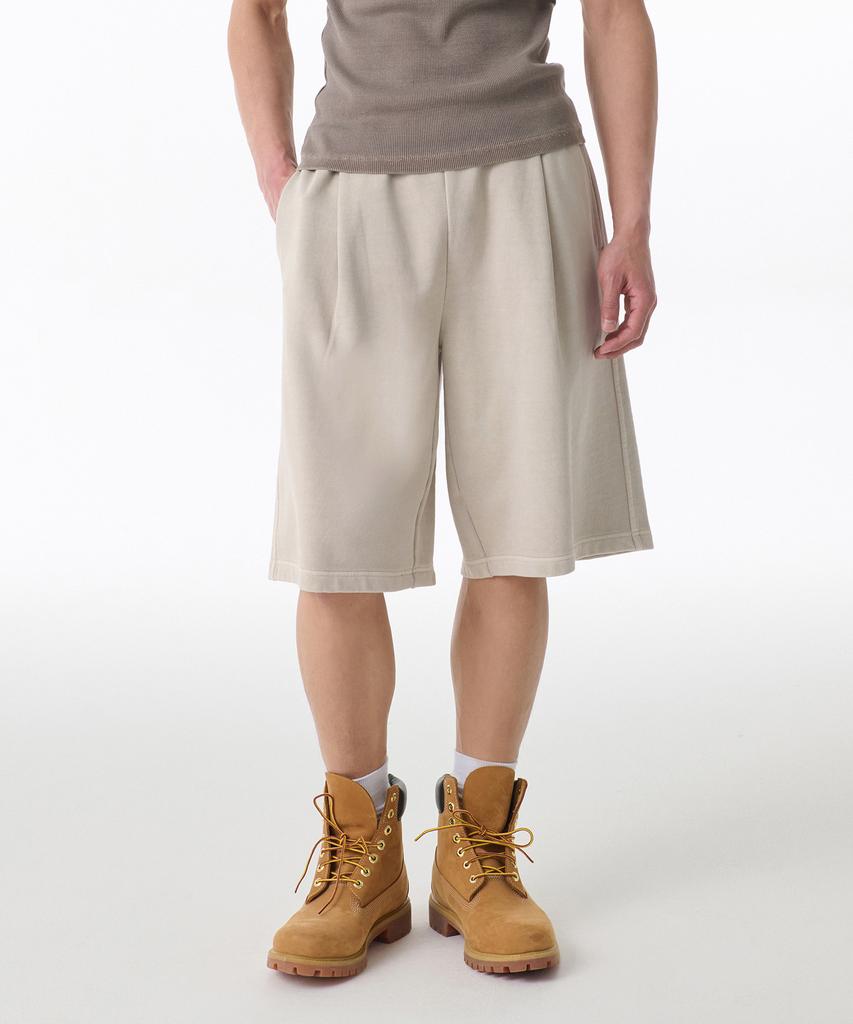 MUSINSA STANDARD Pigment One-Tuck Bermuda Sweatpants 2-Pack