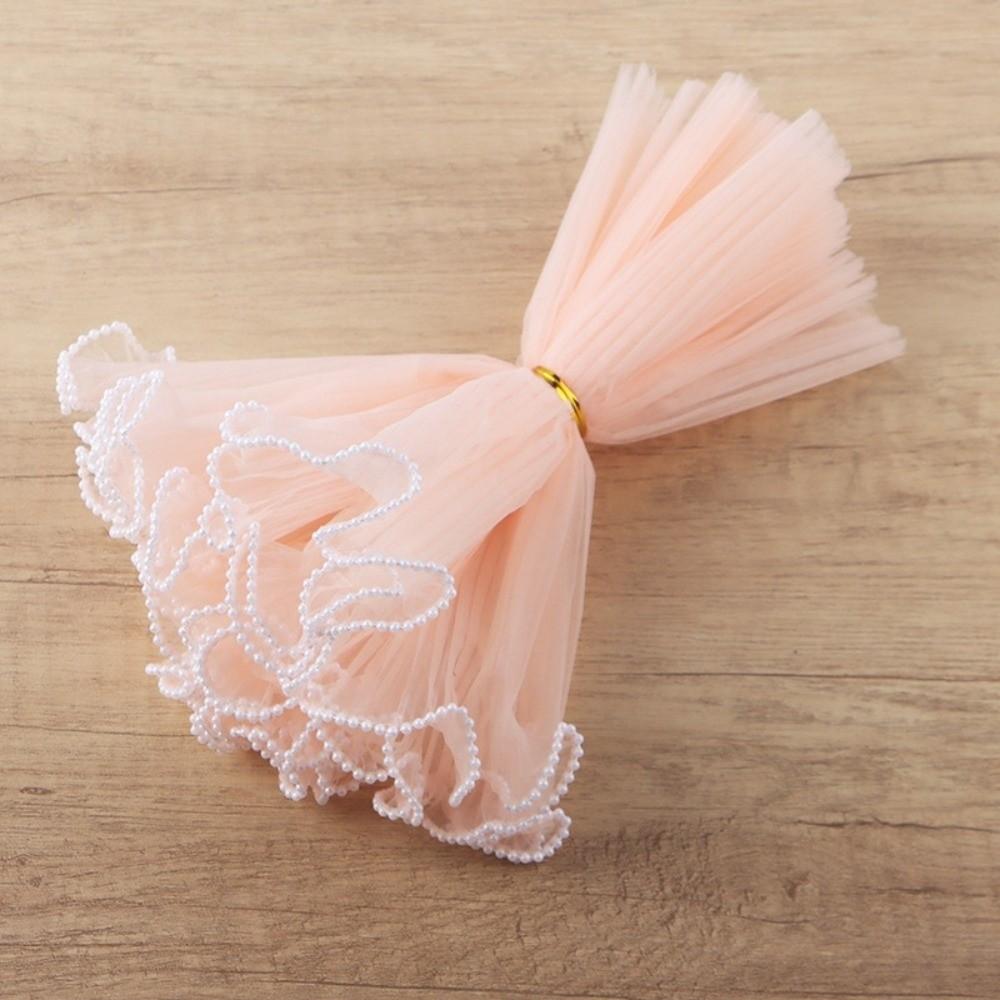 Pearl Lace Net Flower Wrap Paper Lace Mesh Bouquet Packaging Holiday Party Decoration
