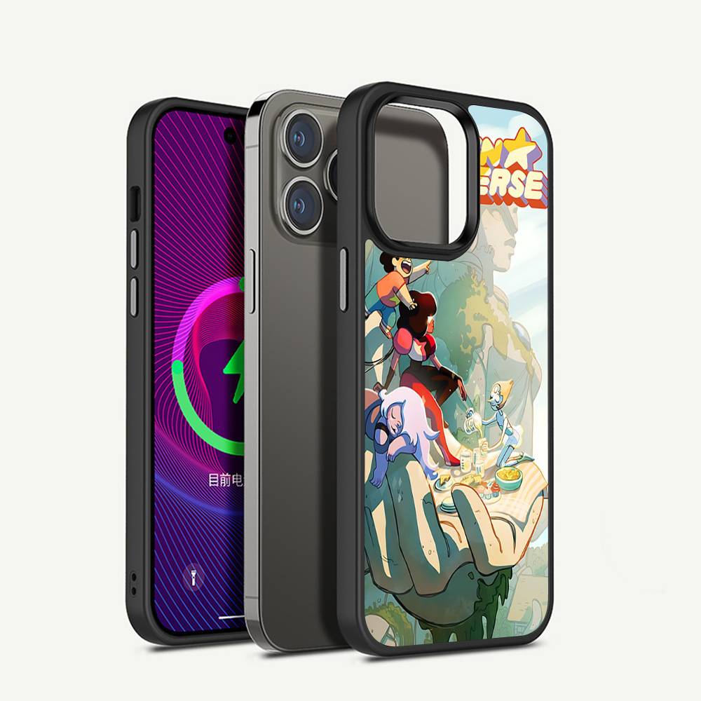 S-Steven U-Universe Cartoon Anime Phone Cover For IPhone 17 16 15 14 13 12 11 Pro Max Mini For Magsafe Magnetic Wireless Charge