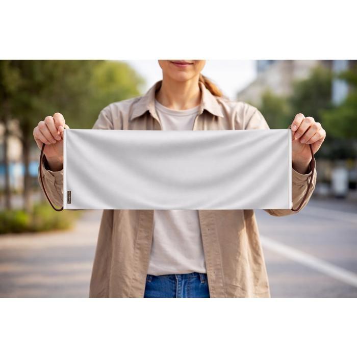 Скролл-баннер – Флаг России – 17 x 50 см – Полиэстер – Ручной флаг – Pixelforma