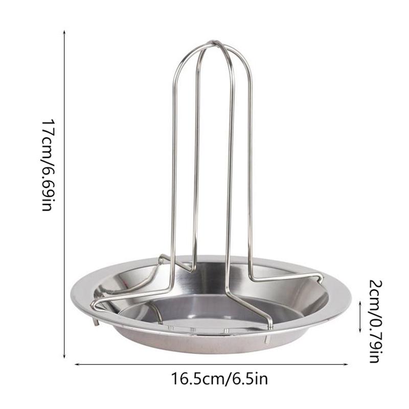 Подставка для гриля для жарки курицы, подставка для жаровни, кухонные уличные инструменты для барбекю, углеродистая сталь, антипригарная тарелка для курицы на гриле