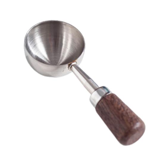 Мерная ложка для кофе с деревянной ручкой, пищевой класс, не содержит BPA, высокоценная ложка для чая и кофе, кухонный аксессуар