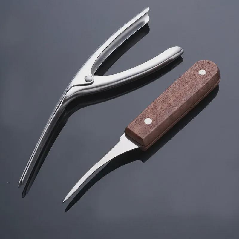 Инструмент для чистки и открывания креветок из нержавеющей стали 304