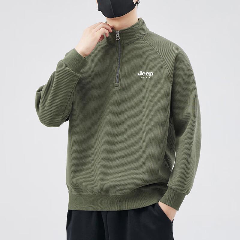 Мужской повседневный свитшот с полувысоким воротником JEEP SPIRIT