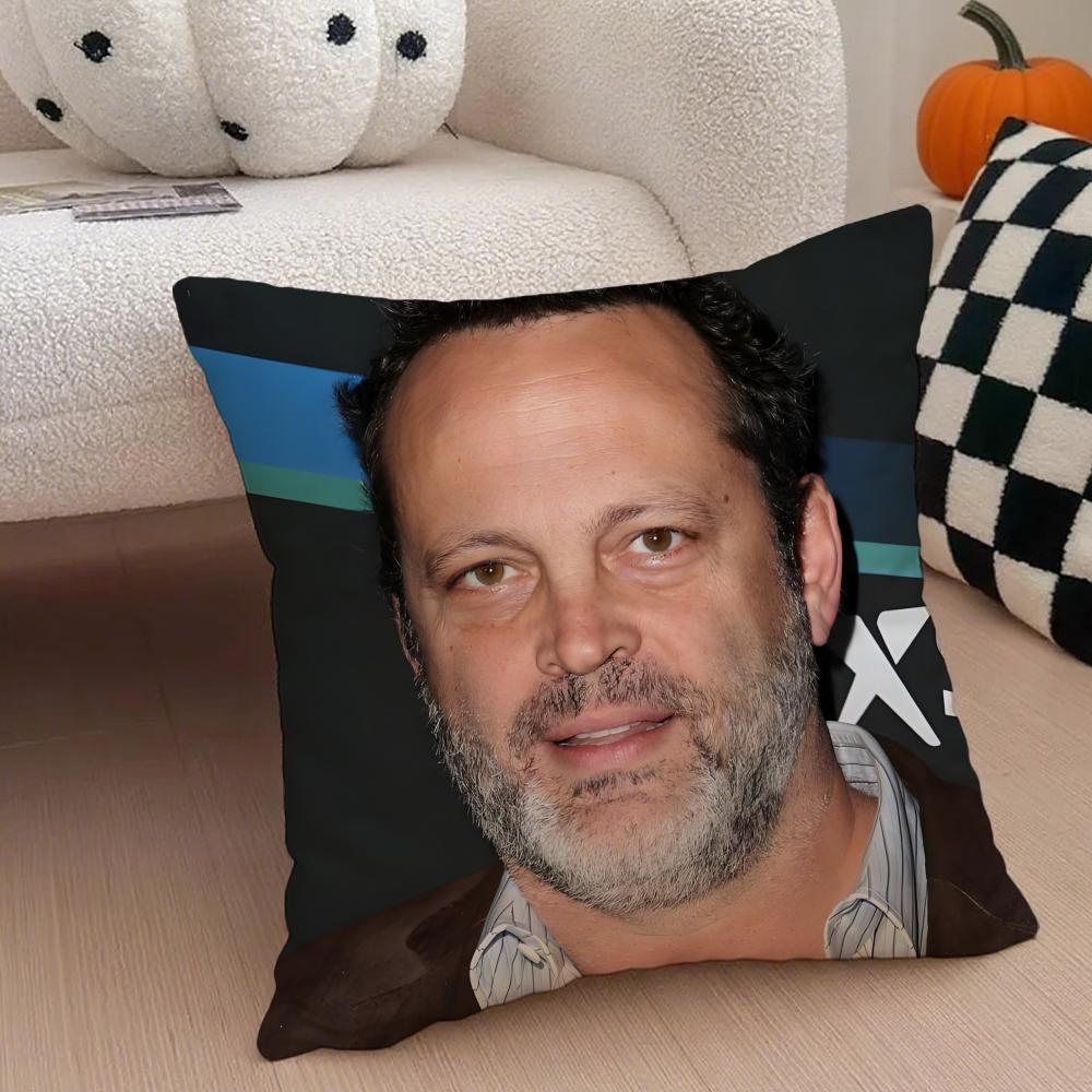 VVince Vaughn Cushion Cover Throw Pillow Cover Hidden Button Durable Polyester Chair Cushion