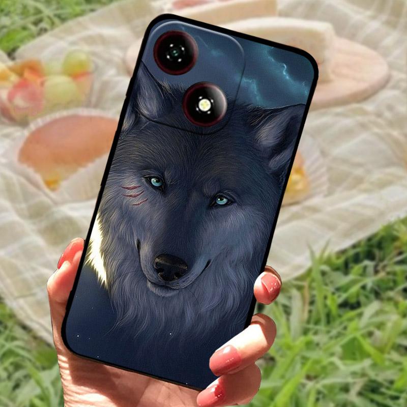 For ZTE Blade A35E /A35/A55 Case Fashion Cartoon Soft Silicone Phone Back Cover For ZTE A35E Shockproof Case A35 E A 35 Shell