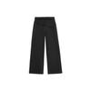 Li Ning Sports Lifestyle Series Solid Color Loose Wide Leg Casual Pants Women Bottoms Black AKLS976-1