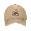 Moo Deng Bouncy Pig Unisex Women Baseball Cap Cute Baby Hippo Distressed Washed Caps Hat All Seasons Unstructured Soft Snapback Cap