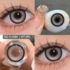 Eyeshare Модные Цветные Контактные Линзы - Диаметр 14.2 мм, Содержание Влаги 38%, Доступны в Натуральных Синих, Зеленых, Коричневых и Серых Цветах
