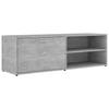 TV Stand Concrete Grey 120 x 34 x 37 cm Particleboard