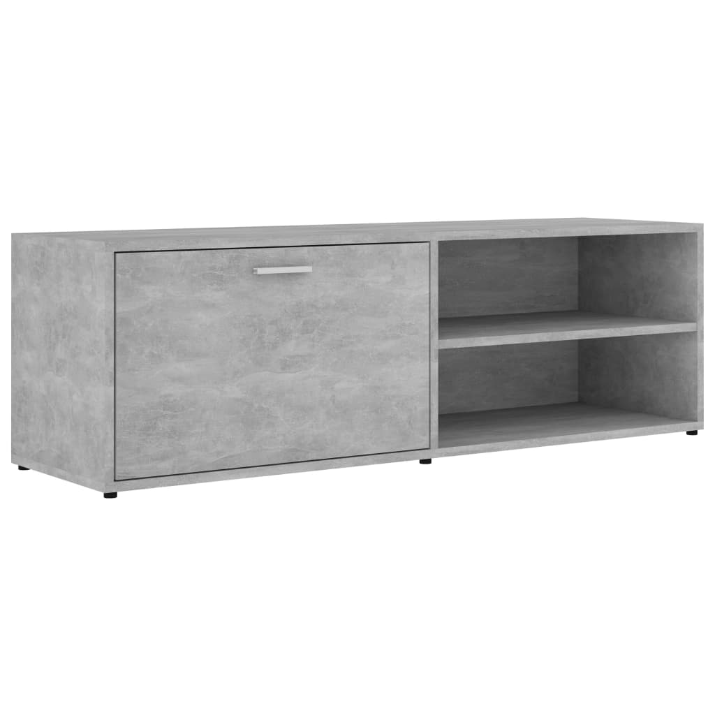 TV Stand Concrete Grey 120 x 34 x 37 cm Particleboard
