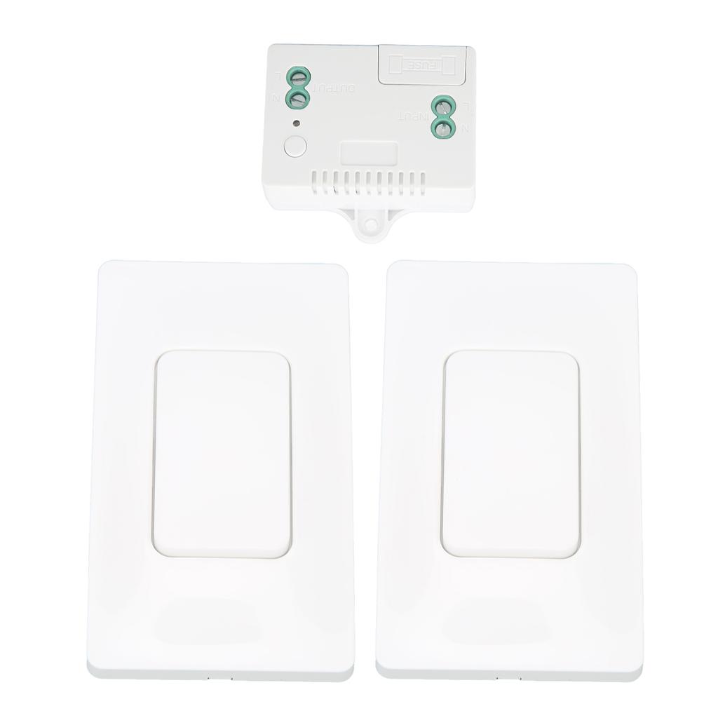 Беспроводной комплект выключателя света с автономным питанием, водонепроницаемый настенный выключатель 433 МГц с приемником для дома