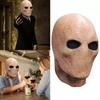 Зловещая Хэллоуин Злой Безликий Человек Латексная Маска Жуткий Череп Инопланетянин Маска на Все Лицо Головной Убор